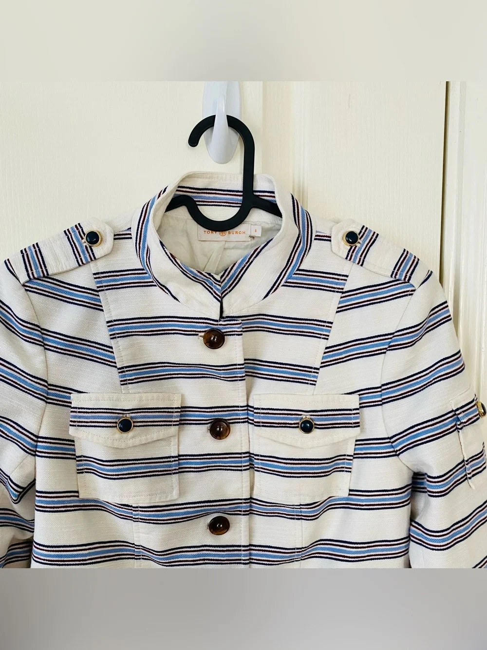 Tory Burch utilitarian military